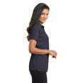 thumbnail image 3 of Port Authority Ladies Dimension Polo-M (Battleship Grey), 3 of 6