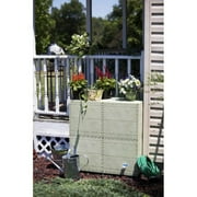 Build-a-Barrel 100-Gallon Tank with RainReserve Diverter, Tan