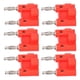 thumbnail image 5 of 10Pcs 2 Way Banana Plug Brass PE Double Banana Socket for Electronic Instruments AutomobilesRed, 5 of 5