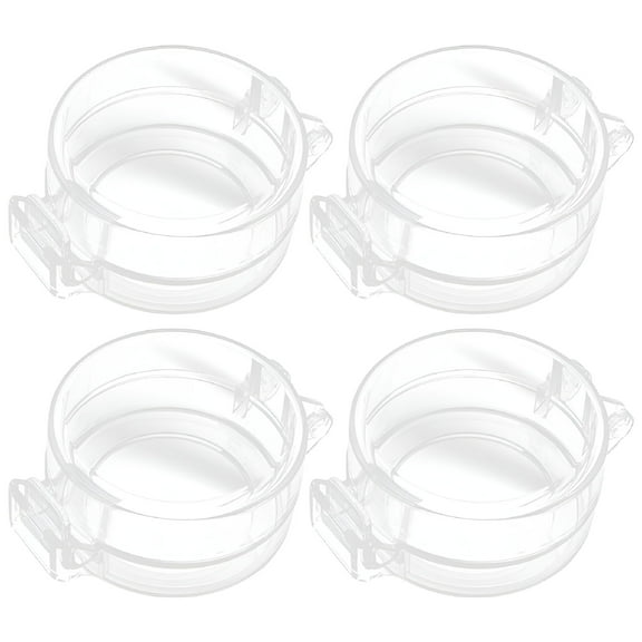 LAMIRO 4pcs Child Proof Door Lock Cover Baby Safety Door Lock Protective Cover