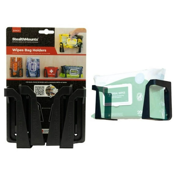 Stealthmounts Wipe Holder, 2 Pieces