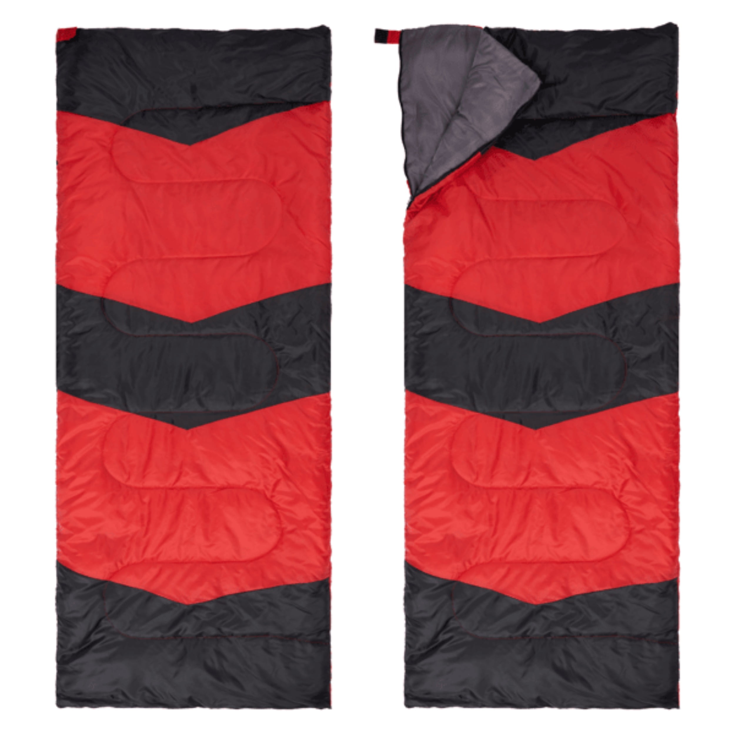 Red Waterproof Envelope-style Sleeping Bag, Compact and Lightweight Sleeping Bag, with A Storage Bag, Easy To Clean, Small and Portable, Suitable for Outdoor Hiking, Midday Rest, and Travel.
