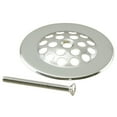 thumbnail image 3 of Westbrass D92-05 3-1/8" Trip Lever Bathtub Drain Kit with Beehive Grid, Polished Nickel, 3 of 8