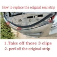 thumbnail image 4 of Car Back-Engine Hood Sealing Strip Rubber Weatherstrip for Toyota Corolla 2007 2008 2009 2010 2011 2012 2013, 4 of 8