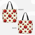 thumbnail image 3 of Naloa Fruit Apples Tote Bag for Women, Foldable Tote Bag With Zipper, Large Shoulder Bag, Top Handle Handbag for Travel, Work, Shopping, 3 of 9