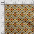thumbnail image 2 of oneOone Rayon Orange Fabric African Craft Projects Decor Fabric Printed by The Yard 56 Inch Wide, 2 of 4