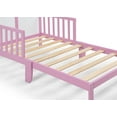 thumbnail image 3 of Olive & Opie Birdie Toddler Bed, Dark Pink/White Finish, 3 of 6