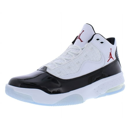 Jordan Max Aura 2 Mens Shoes Size 9.5, Color: White/Gym Red/Black