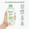 thumbnail image 6 of Garnier SkinActive Micellar Cleansing Water for Oily Skin, All in 1 Makeup Remover, Face Cleanser, 13.5 fl oz, 6 of 8
