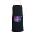 thumbnail image 1 of Starry Sky Alien Totem Pattern Apron Bib Sarong Cooking Baking Kitchen Pocket Pinafore, 1 of 3