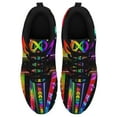 thumbnail image 2 of Autism Acceptance Tie Dye Shoes for Men Women Running Shoes Lightweight Walking Sneakers Mesh Athletic Sport Shoes Black Size 12, 2 of 5