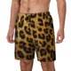 thumbnail image 1 of Fotbe Golden Leopard Glitter Traje de Baño para Hombre – Shorts de Natación de Secado Rápido con Forro y Bolsillos-Large, 1 of 6