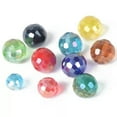 thumbnail image 2 of U8MO AB Plated Round Disco Ball 6mm 8mm 10mm 12mm 96 Facets Crystal Glass Loose Beads-Red AB-12mm 10pcs, 2 of 6