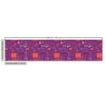 thumbnail image 2 of Ambesonne Gaming Fabric by the Yard Upholstery, Game Items Illustration Art, 5 Yards, Purple Burnt Sienna, 2 of 4
