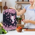 thumbnail image 3 of FKELYI Blender Dustproof Cover Coffee Maker Dust Cover Pink Cherry Floral Axolotl Print Anti Fingerprint Stain Resistant Stand Mixer Protector Covers with Handle, 3 of 6