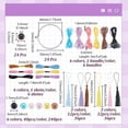 thumbnail image 2 of Kit para hacer atrapasueños (24 piezas) - Materiales para manualidades - Adornos colgantes pequeños, 2 of 5