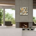 thumbnail image 4 of Epic Graffiti 'Neutral Floral II' by Silvia Vassileva, Canvas Wall Art, 26"x26", 4 of 8
