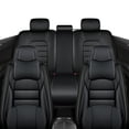 thumbnail image 3 of 2022 Car Seat Cover for BUICK ENCORE GX , Faux Leather 5 Seats Full Set With a Headrest and Lumbar Support Non-slip, Black Car Seat Covers, Airbag-Compatible, 3 of 7