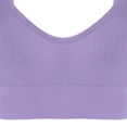 thumbnail image 5 of Antinious Women Wireless Bras Sports Backless Solid Striped Everyday Supportive, 5 of 5