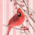 thumbnail image 2 of Warren, Annie 26x26 White Modern Wood Framed Museum Art Print Titled - Winter Cardinal I, 2 of 4