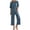 *2-Navy, variant on VBVC Women's Soft Modal Pajama Set,Loose Fit Sleepwear for Women,Ladies Long Sleeve Loungewear with Pockets,Watermelon Red,M-L