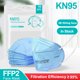 thumbnail image 4 of Máscara facial FFP2 / kn95 de 10 piezas, máscara protectora de cinco capas,máscara para adultos Abanopi  Cubierta facial, 4 of 7