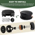 thumbnail image 4 of Kit de Tapa y Resorte para Cabezal de Corte Speed Feed 400, para SRM-225, SRM-230, Repuestos para Desbrozadora X472000070, Paquete de 2, 4 of 5