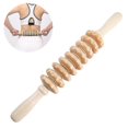 thumbnail image 1 of Accessories Anti Cellulite Massage Roller Tool Massager Wooden, 1 of 5