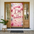 thumbnail image 3 of Pink Glitter 10th Birthday Banner Shiny Letters Single Digits Display Colorful Balloons Star Decorations I'm 10 Birthday Backdrop for Kids' Birthday Party Girls' Celebration Indoor Decoration, 3 of 9