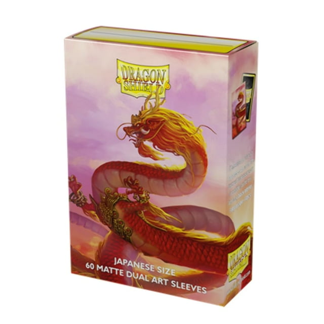 Fundas para cartas Dragon Shield, edición limitada, diseño de dragón de madera, 60 quilates