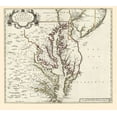 thumbnail image 2 of Unknown 29x26 Gold Ornate Wood Framed with Double Matting Museum Art Print Titled - Virginia Maryland - 1700, 2 of 4
