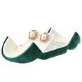 thumbnail image 5 of K-KED Super Soft Ring Box Gold Velvet Snap Double Button Delicate Jewelry Box Green Display Box-Big set of chain Box-19*24*5mm, 5 of 9