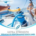 thumbnail image 5 of 4-Pack Premium Dock Lines – Heavy Duty for Boats, Jet Skis, and Pontoons (1/2"x15'), 5 of 8