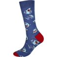 thumbnail image 4 of GHSDFBB Men's 2/4 Packs Fun Crazy Novelty Dress Crew Socks, 4 of 6