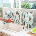 thumbnail image 2 of Splatter Guard for Cooking  Foldable Kitchen Oil Splash Guard  Kitchen Cooking Frying Pan Oil Splash Gas Stove Cover Anti-Splashing Oil Baffle for Kitchen Use - by, 2 of 7
