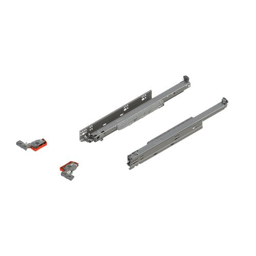 Blum Movento 763. 18 inch Soft Close Slide with Standard Locking Devices 763.4570M
