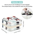 thumbnail image 5 of Ice Hockey Travel Portable Square Display Case Decorative Box Jewelry Stand Earring Holder for Girls and Women: Stores Rings, Earrings, Necklaces, Bracelets, and More, 5 of 6