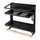 thumbnail image 4 of Estante de almacenamiento para refrigerador, organizador lateral de cocina plegable, bolsa envolvente, estante para condimentos para colgar en la 30 cm de altura, 4 of 9