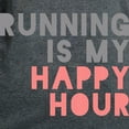 thumbnail image 3 of CafePress - Running Is My Happy Hour T Shirt - Women's Traditional Fit Dark T-Shirt, 3 of 4