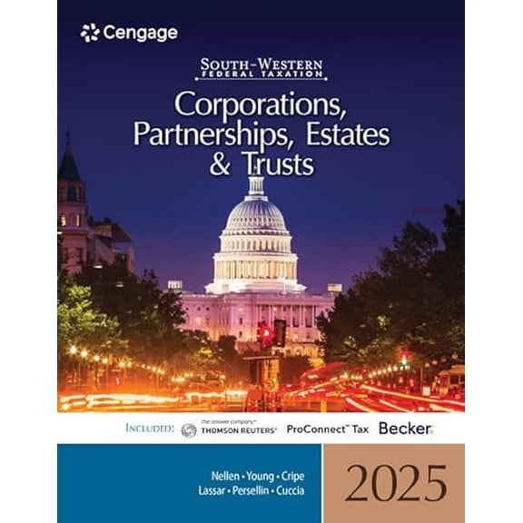 Pre-Owned South-Western Federal Taxation 2025: Corporations, Partnerships, Estates and Trusts, 9780357989074, 0357989074, Paperback, 48 edition