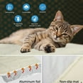 thumbnail image 5 of Self Warming Pet Pad for Cats and Dogs, No Electricity Needed Thermal Mat with Aluminum Lining, Machine Washable Bed for Indoor Outdoor Use(Beige), 5 of 5