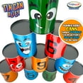 thumbnail image 3 of Thin Air Games: Tin Can Alley - Classic Carnival-Themed Bean Bag Toss Game, 10 Silly-Faced Cans & 3 Bags, In-Outdoor Fun, Family & Kids, 2-4 Players, 3 of 8