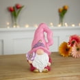 thumbnail image 2 of Northlight Spring Gnome Figurine and Butterfly - 7"- Pink and Fuchsia, 2 of 5