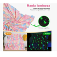 thumbnail image 4 of Cobija Frazada Magica Brilla En La Oscuridad Manta Cobertor color rosa, 4 of 4