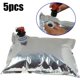 thumbnail image 4 of 5 Pack 5L Bag-In-Box Wine Handbags with Tap - Replacement Bags for Wine Dispenser and Homebrew Wine Storage-In stock, 4 of 4