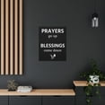thumbnail image 4 of Inspirational Wall Art Prayers Go Up Blessings Come Down Motivation Wall Decor for Home Office Gym Inspiring Success Quote Print Ready to Hang Unframed, 4 of 18