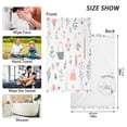 thumbnail image 6 of Yayeee 2 Pack Hand Towels for Bathroom 100% Cotton 16" x 28" Soft Absorbent Kitchen Towel, Garden Pattern, 6 of 7