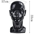 thumbnail image 2 of Juego de 2 Uds Cabeza de Maniquí Cosmetología Masculino 57cm Sunnimix, 2 of 8