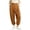 Coffee, variant on Levmjia Women High Waisted Jogger Pants Cuffed Ankle Length Casual Lounge Pants with Pockets Solid Color Elastic Waist Trousers