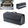 thumbnail image 3 of Garosa Car Seat Back Rear Storage Bag Trunk Organizer Holder Pocket Hanger Pouch Collapsible Gray, Trunk Storage Bag, Rear Storage Holder, 3 of 8